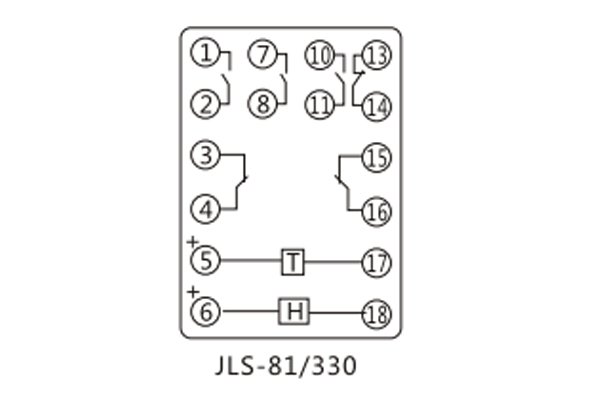 JLS-81/330接线图 JLS-81/330接线图